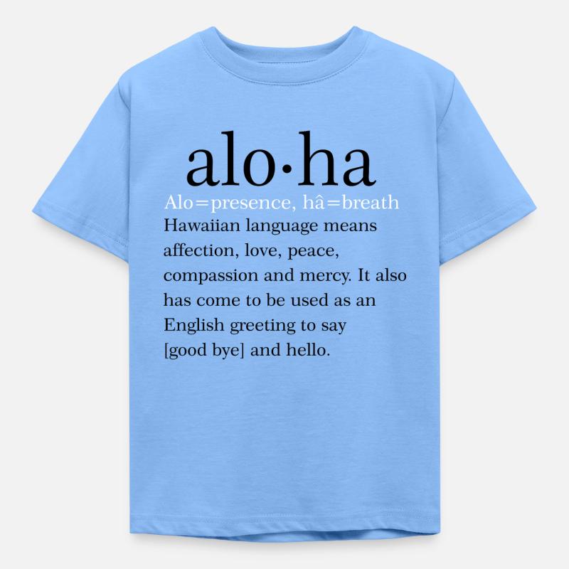 Aloha - Maglietta per bambini - azzurro