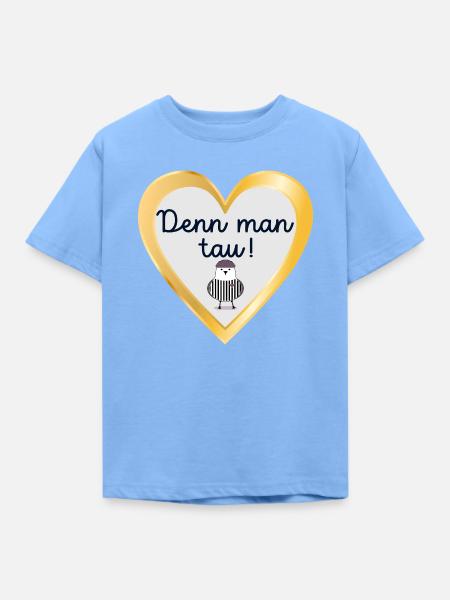 Plattdeutsch Sprüche Möwe Starten - Kinder T-Shirt - Himmelblau