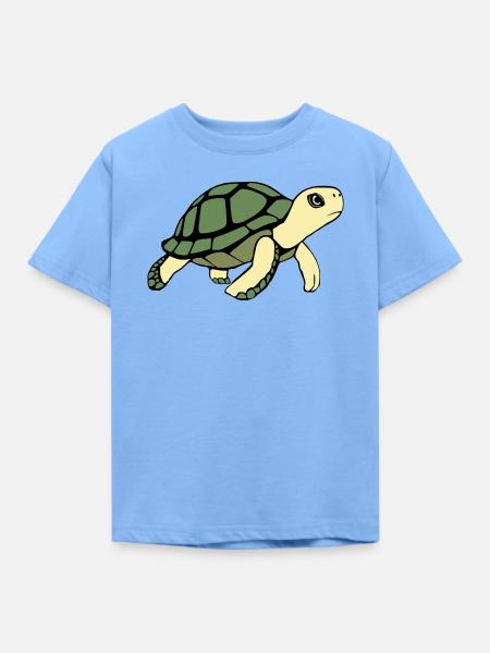Schildkröten Schildkröten - Kinder T-Shirt - Himmelblau