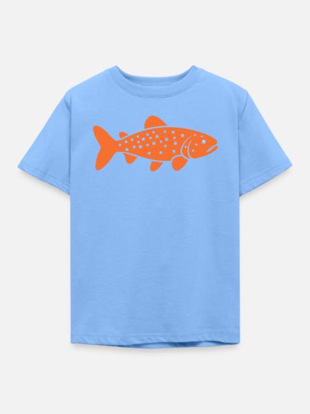 Forelle - Kinder T-Shirt - Himmelblau