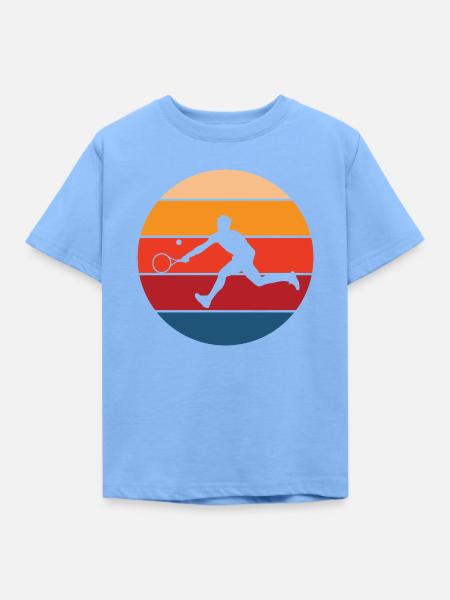 Tennis - Kinder T-Shirt - Himmelblau