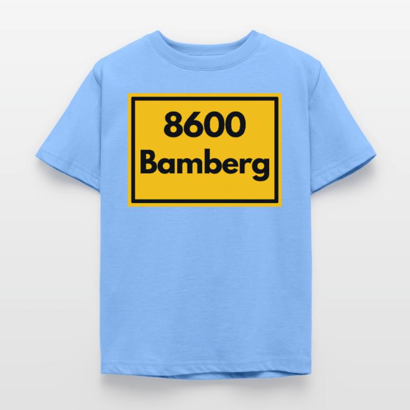 OLD POSTCODE POSTCODE RETRO 8600 BAMBERG FRANKEN Kids' T-Shirt