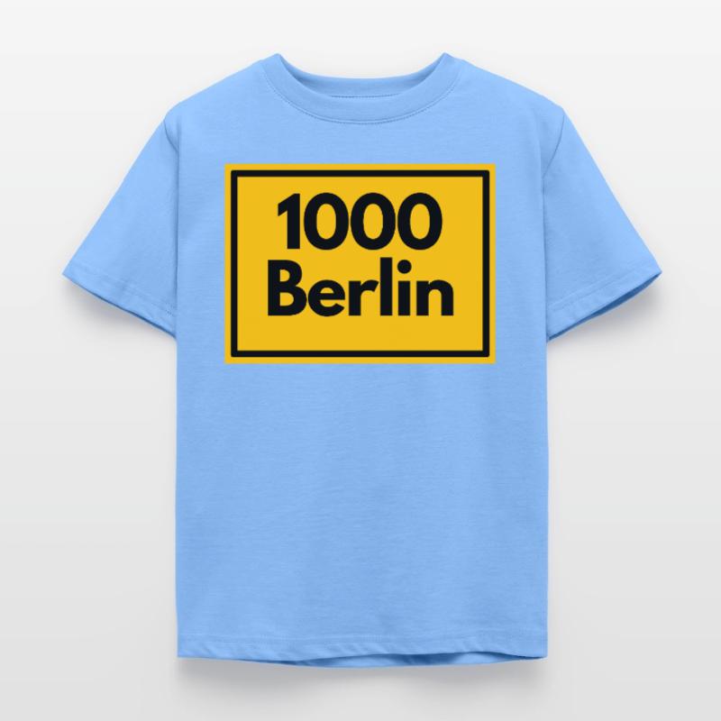OLD POSTCODE POSTCODE RETRO 1000 BERLIN CAPITAL Kids' T-Shirt