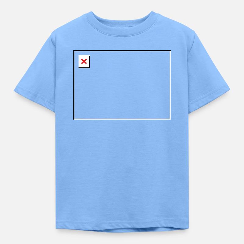 Missing Image – File Not Found Landscape - Kids' T-Shirt - sky blue