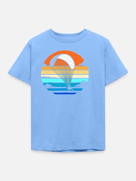 Paragliding Skydive - Kinder T-Shirt - Himmelblau
