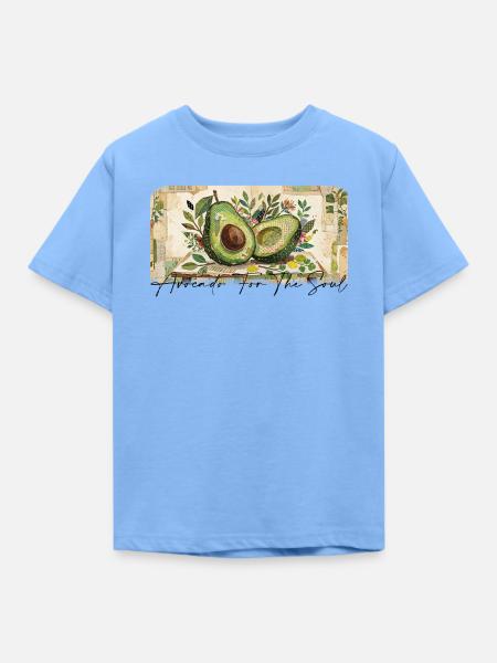 Avocado - Kinder T-Shirt - Himmelblau