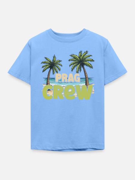 Prag Crew - Kinder T-Shirt - Himmelblau