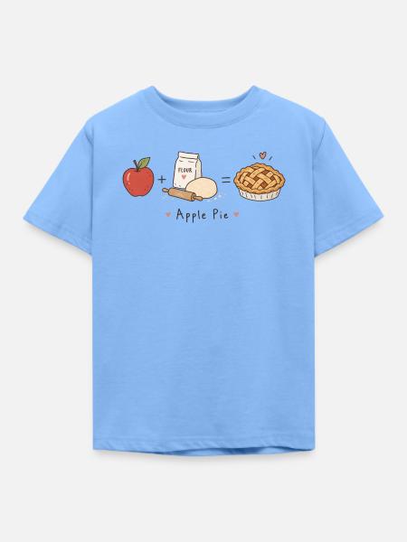 applepie - Kinder T-Shirt - Himmelblau