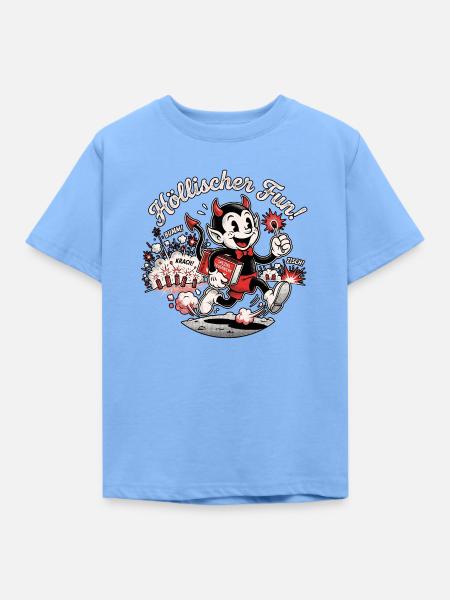Kinder Silvester Feuerwerk - Kinder T-Shirt - Himmelblau