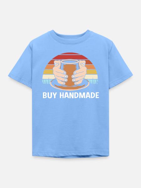 Töpferei - Kinder T-Shirt - Himmelblau