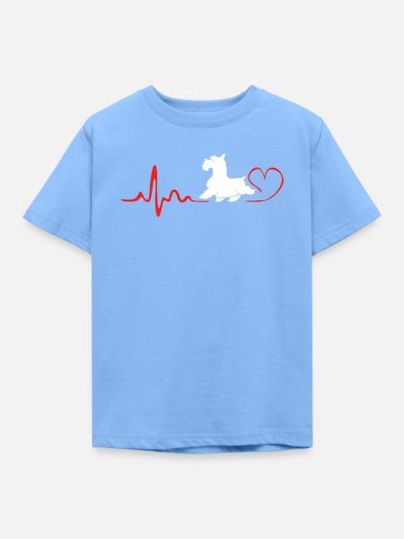 Scottish Terrier - Kinder T-Shirt - Himmelblau