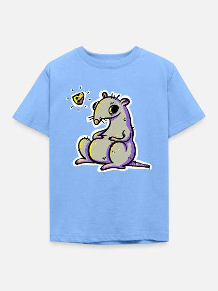 Hungrige Ratte - Kinder T-Shirt - Himmelblau