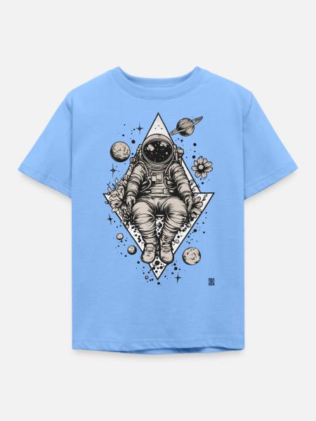 Astro - Kinder T-Shirt - Himmelblau