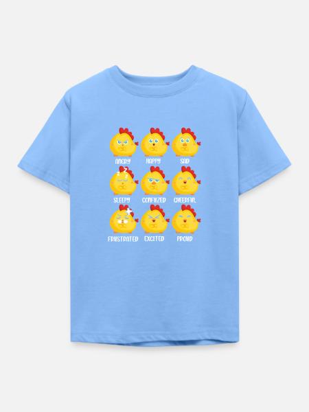 Hühnerflüsterer Huhn Hühnerhalter Hühner - Kinder T-Shirt - Himmelblau