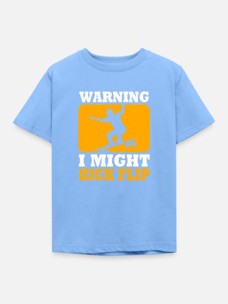 Longboard Longboarder Longboarding - Kinder T-Shirt - Himmelblau