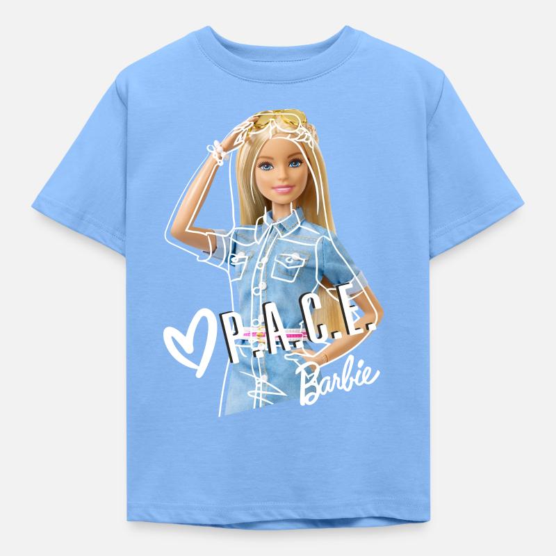 Barbie Positive Attitude Changes Everything - T-shirt Enfant - bleu ciel