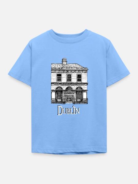 Dublin - Abbey Theatre - Kinder T-Shirt - Himmelblau