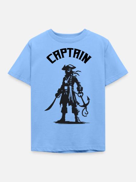pirat captain - Kinder T-Shirt - Himmelblau