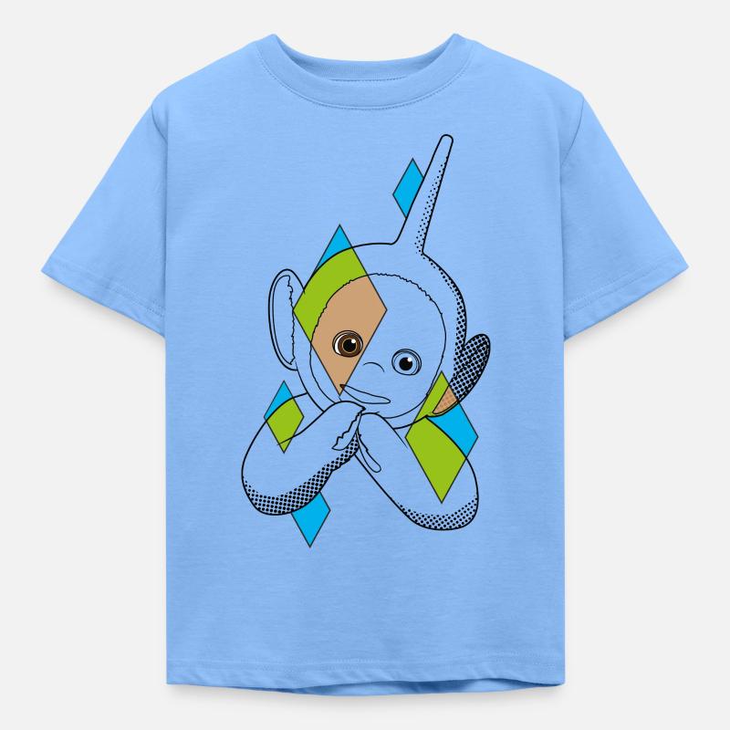 Les Télétubbies Dipsy Dans Un Design Cool - Børne-T-shirt - himmelblå
