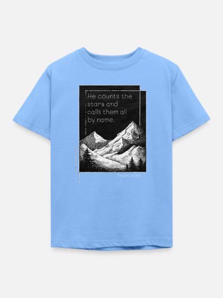 Bibelvers Religiös  - Kinder T-Shirt - Himmelblau