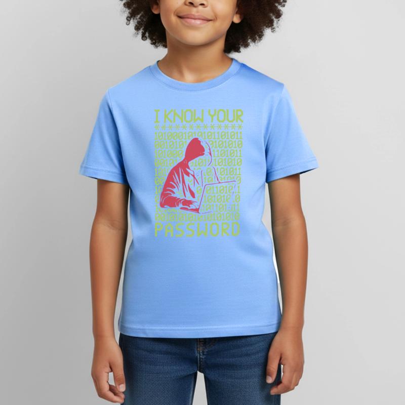 Hacker Hacker Programmeur Linux Password Hacker T-shirt Enfant