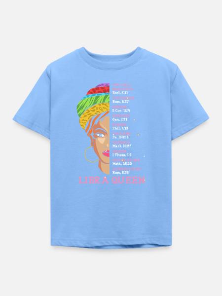 Sternzeichen Waage - Kinder T-Shirt - Himmelblau