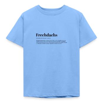 Frechdachs Définition Nom d’animal coquin lâche - T-shirt Enfant - bleu ciel - Devant - AI Model Kid Male (0cm)