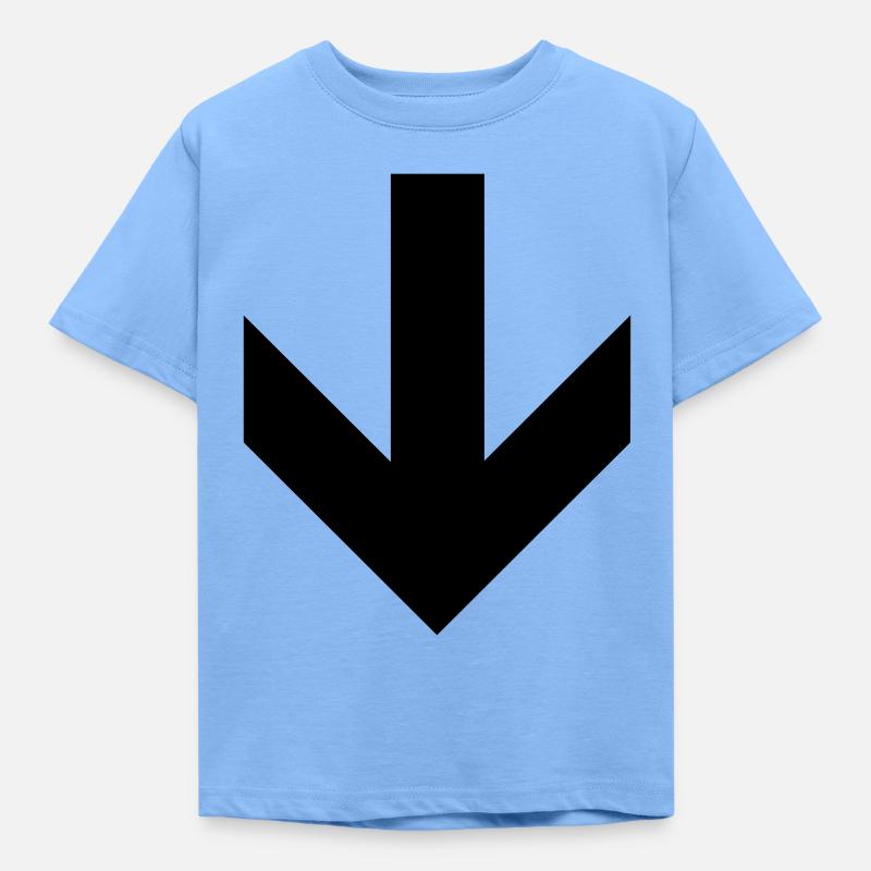 Cette flèche Way Down - T-shirt Enfant - bleu ciel