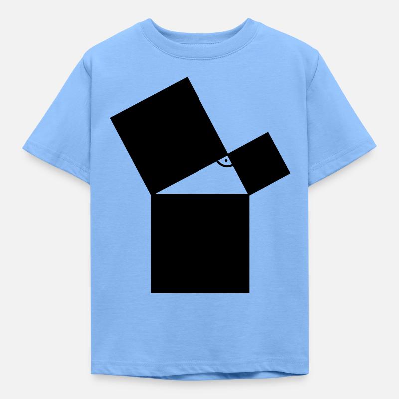 math - Kids' T-Shirt - sky blue