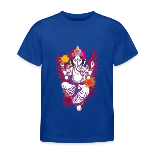 Ganesha farbenfroh dein Glücksgott - Kinder T-Shirt