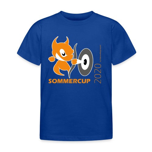 Sommercup orange Schrift - Kinder T-Shirt