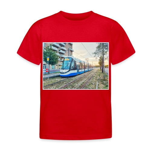 Tram in Diemen Sniep - Kinderen T-shirt