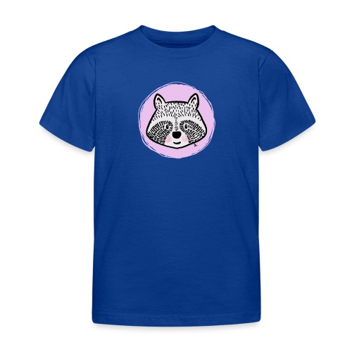 Sweet Raccoon - Portrait - Kids' T-Shirt