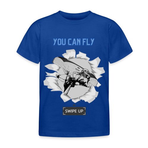 You can Fly, swipe up - Børne-T-shirt