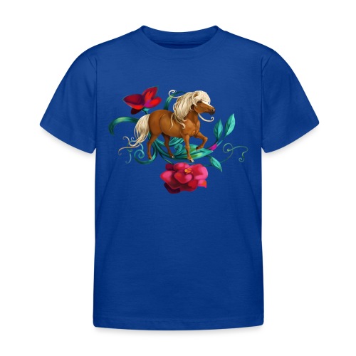Camellia pony - Børne-T-shirt