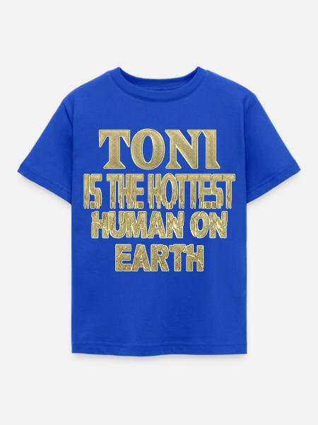 Toni - Kinder T-Shirt - Royalblau