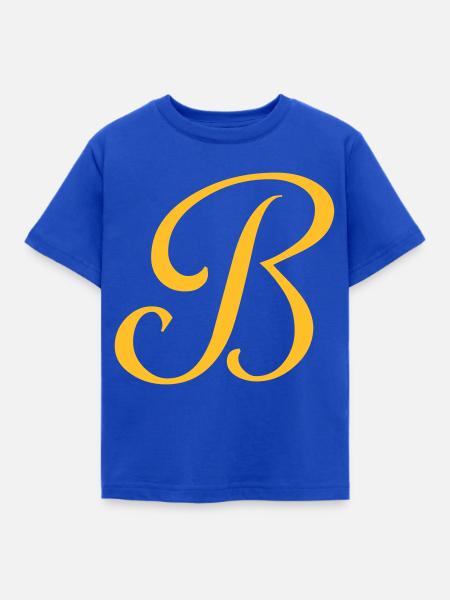 Buchstabe B - Kinder T-Shirt - Royalblau