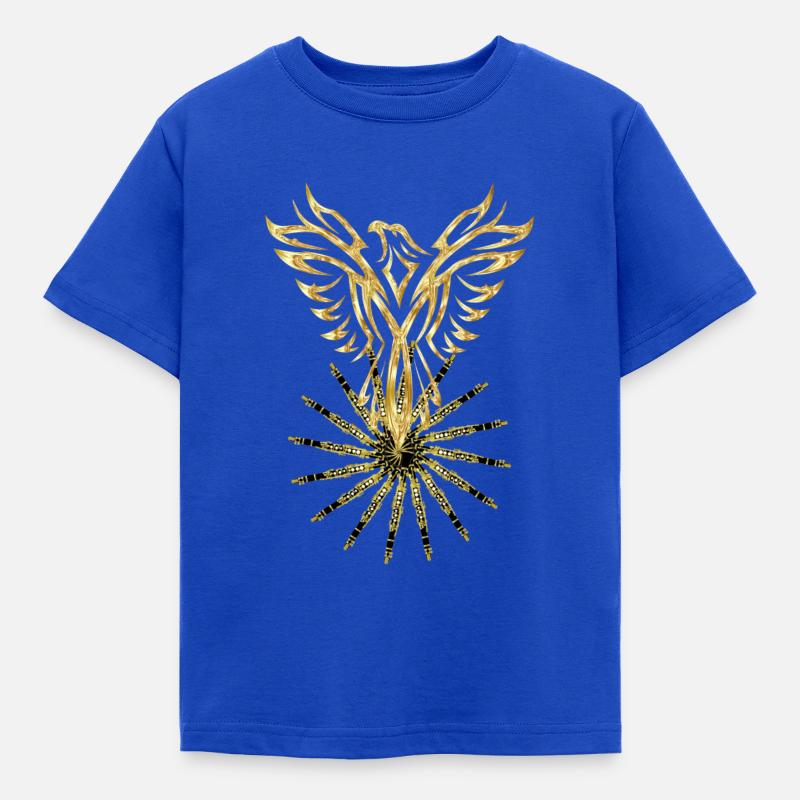 Phoenix Klarinette - Kinder T-Shirt - Royalblau