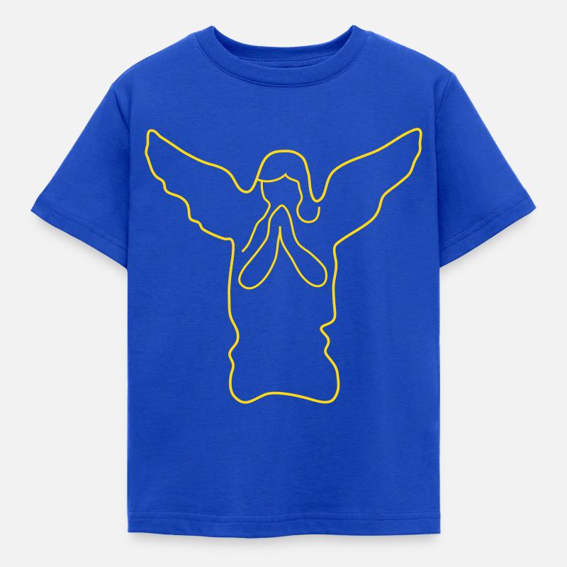 engel - Kinder T-Shirt - Royalblau
