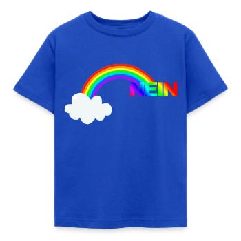 Funny rainbow picture no - Kids' T-Shirt - royal blue - Front - AI Model Kid Female (0cm)