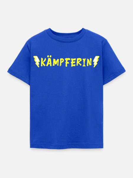 KÄMPFERIN - Kinder T-Shirt - Royalblau