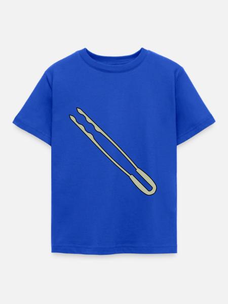 Grillzange - Kinder T-Shirt - Royalblau