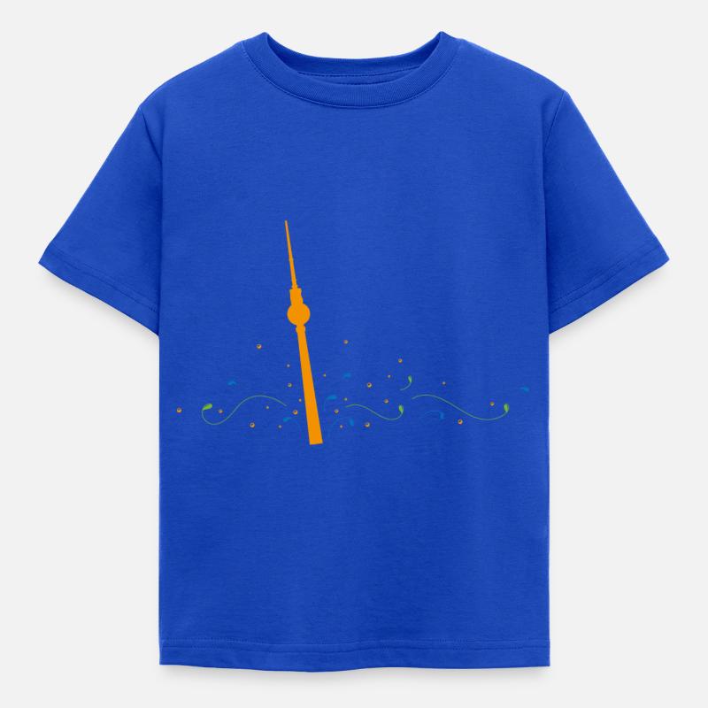 Fernsehturm Berlin | Berlin hat den Flow - Kinder T-Shirt - Royalblau