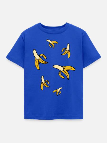 Bananen - Kinder T-Shirt - Royalblau