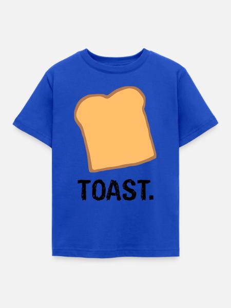 Toast. - Kinder T-Shirt - Royalblau