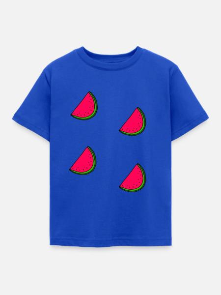 Wassermelonen - Kinder T-Shirt - Royalblau