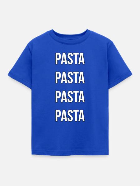 PASTA - Kinder T-Shirt - Royalblau