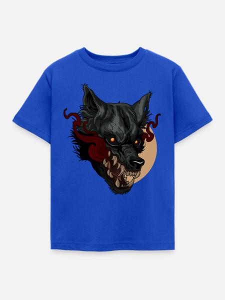 Fenrir - Fenriswolf - Kinder T-Shirt - Royalblau