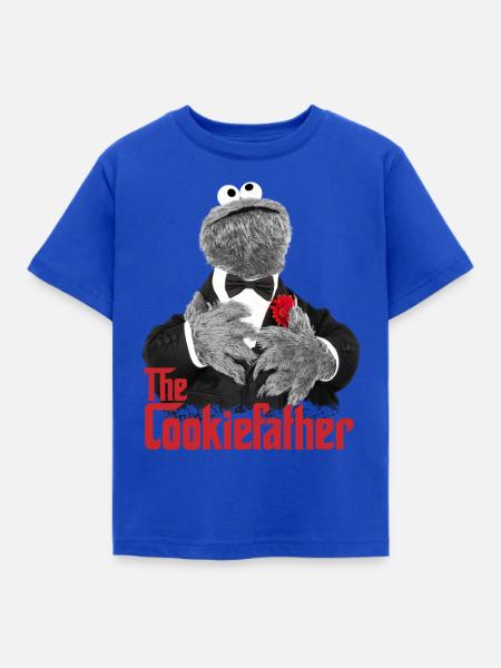 Sesamstraße Cookiefather - Kinder T-Shirt - Royalblau