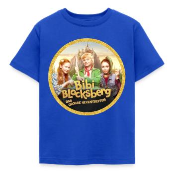 Bibi Blocksberg Film Bibi, Flauipaui Und Schubia - Kinder T-Shirt - Royalblau - Vorne - AI Model Kid Female (0cm)